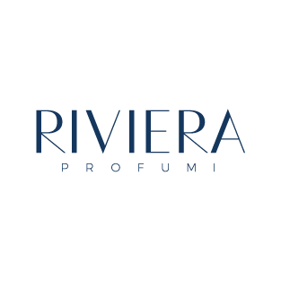 Logo Riviera Profumi Blu Sfondo Bianco