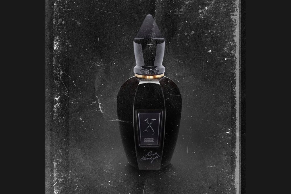 profumo, duran duran, black moonlight profumo, flacone nero,